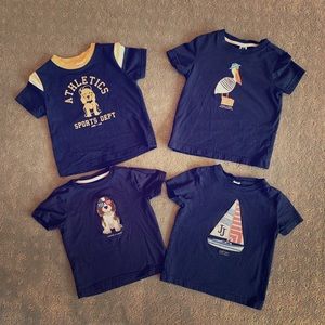 4 2t Janie and Jack Short Sleeve Shirt Lot